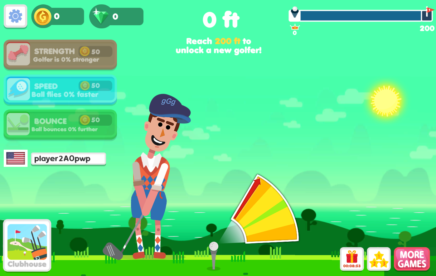 Golf Hit Game Screenshot
