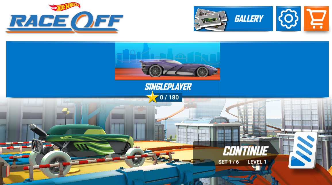 Hot Wheels Race Off Game Screenshot